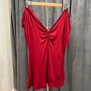 Baraschi (Anthropologie) short sleeve button trim top